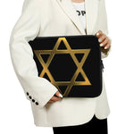 Golden Star of David Print Laptop Sleeve