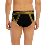Golden Star of David Print Men's Briefs