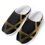 Golden Star of David Print Mesh Casual Shoes