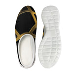 Golden Star of David Print Mesh Casual Shoes