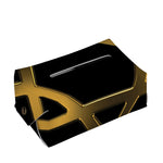 Golden Star of David Print Rectangle Tissue Box Cover