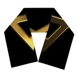 Golden Star of David Print Scarf