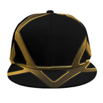 Golden Star of David Print Snapback Cap
