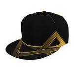Golden Star of David Print Snapback Cap