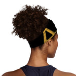 Golden Star of David Print Sports Headband