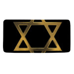 Golden Star of David Print Towel