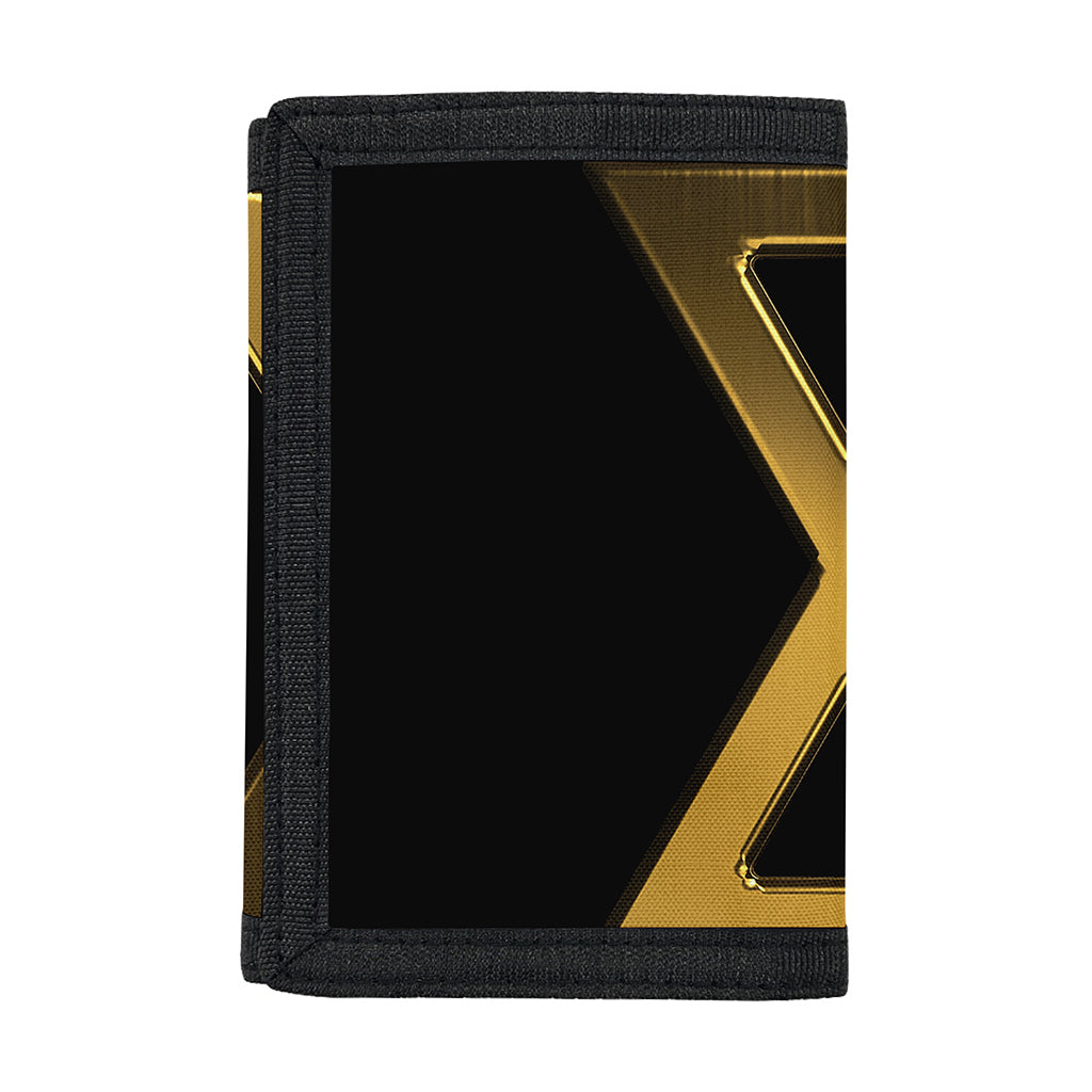 Golden Star of David Print Trifold Wallet
