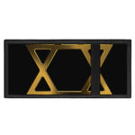 Golden Star of David Print Trifold Wallet