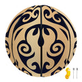 Golden Tribal Sea Turtle Print Basketball