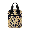 Golden Tribal Sea Turtle Print Bible Tote Bag