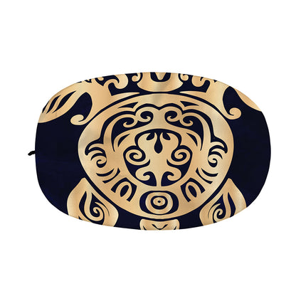 Golden Tribal Sea Turtle Print Car Side Mirror Covers