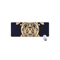Golden Tribal Sea Turtle Print Extended Mouse Pad