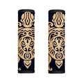 Golden Tribal Sea Turtle Print Handle Covers
