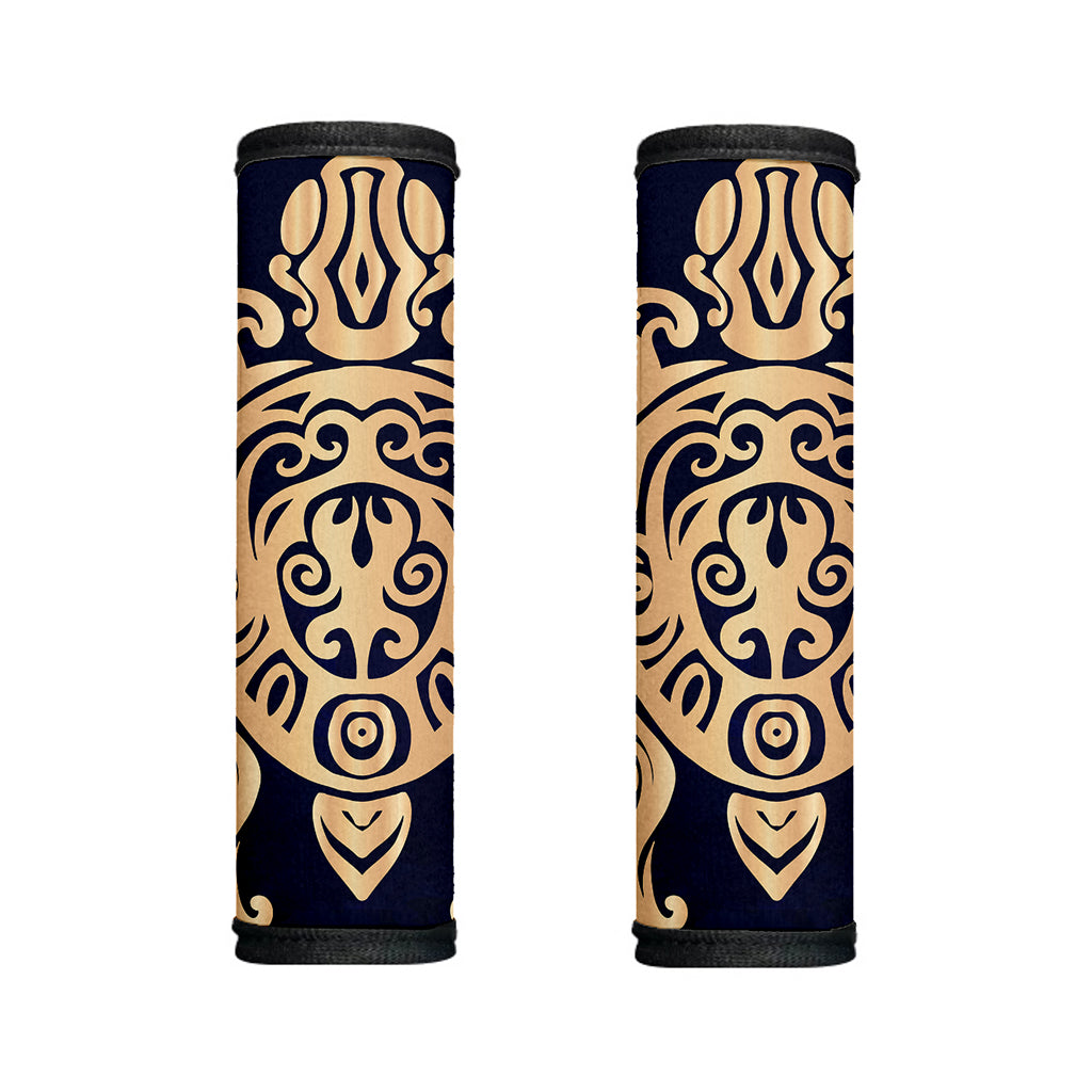 Golden Tribal Sea Turtle Print Handle Covers