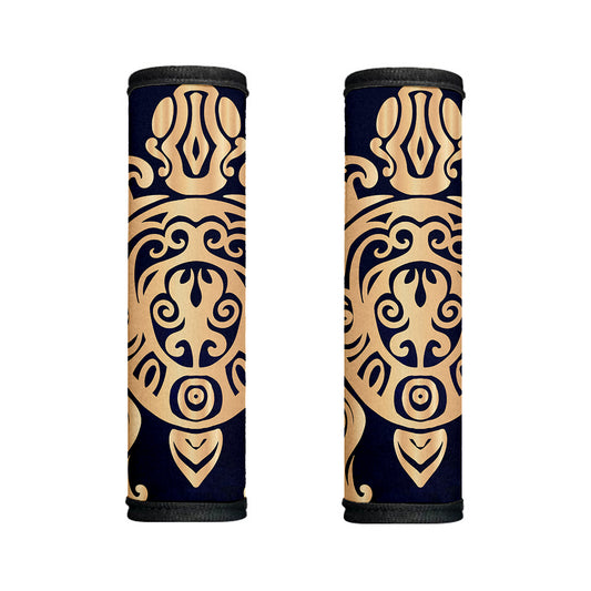 Golden Tribal Sea Turtle Print Handle Covers