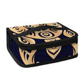Golden Tribal Sea Turtle Print Small Lunch Bag