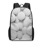 Golf Ball 3D Print 17 Inch Backpack