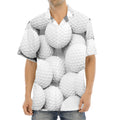 Golf Ball 3D Print Aloha Shirt