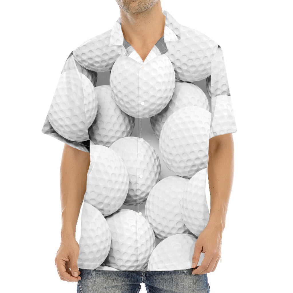 Golf Ball 3D Print Aloha Shirt