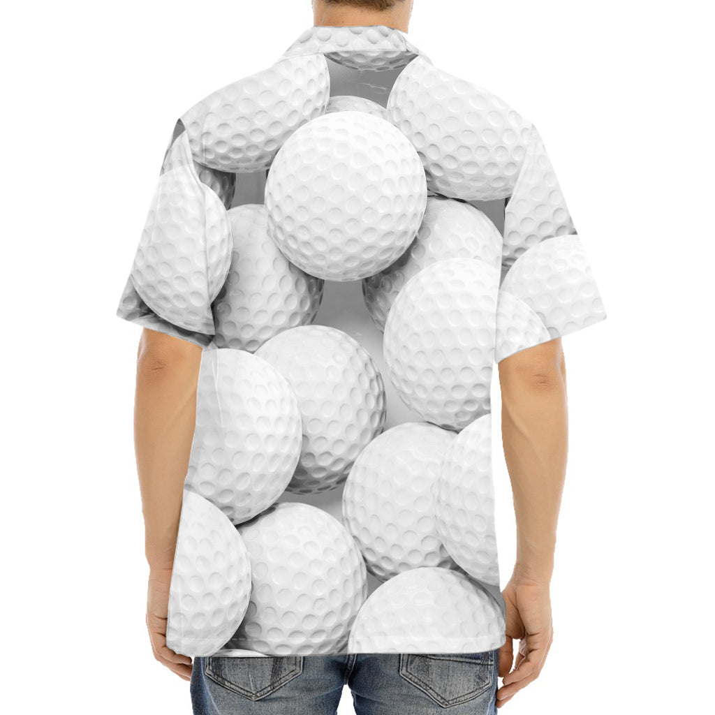 Golf Ball 3D Print Aloha Shirt