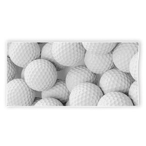 Golf Ball 3D Print Beach Towel