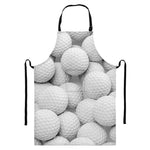 Golf Ball 3D Print Bib Apron With Pocket