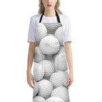 Golf Ball 3D Print Bib Apron With Pocket