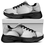 Golf Ball 3D Print Black Chunky Shoes