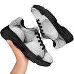 Golf Ball 3D Print Black Chunky Shoes