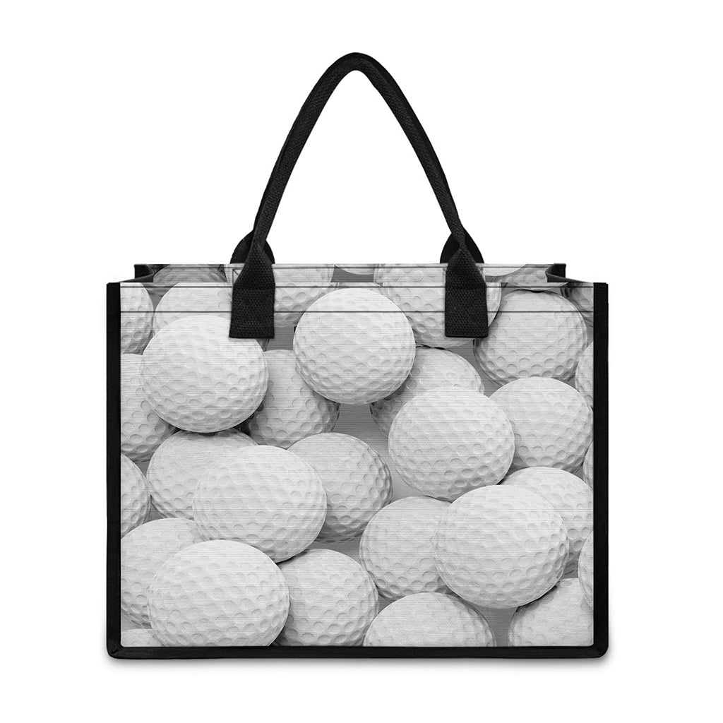 Golf Ball 3D Print Canvas Tote Bag