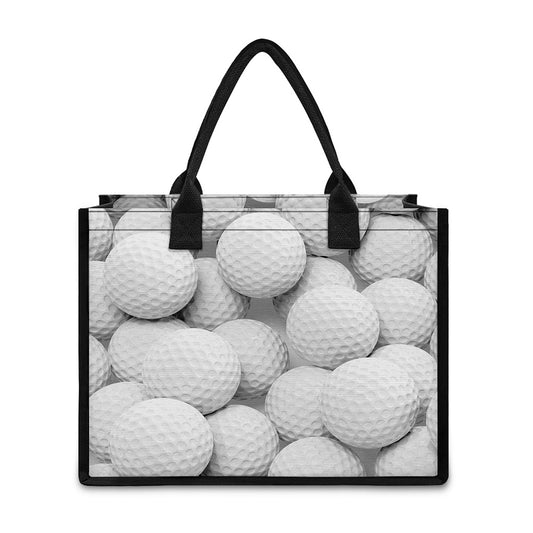Golf Ball 3D Print Canvas Tote Bag