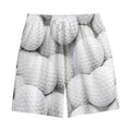 Golf Ball 3D Print Cotton Shorts