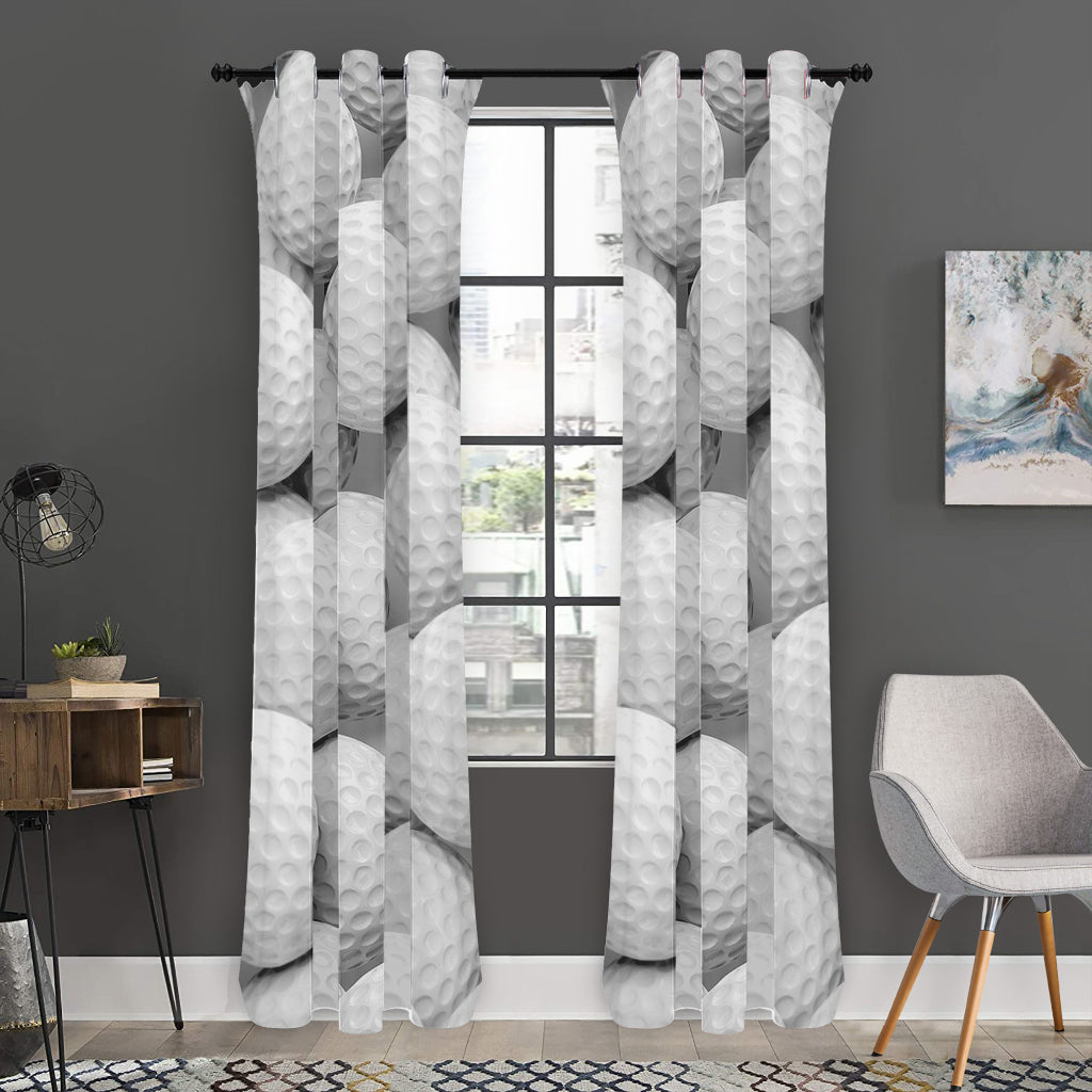 Golf Ball 3D Print Curtain