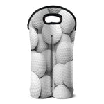 Golf Ball 3D Print Double Neoprene Wine Tote