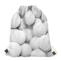Golf Ball 3D Print Drawstring Bag