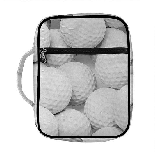Golf Ball 3D Print Front Pocket Bible Bag