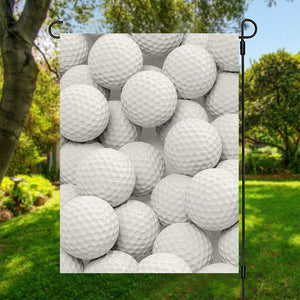 Golf Ball 3D Print Garden Flag