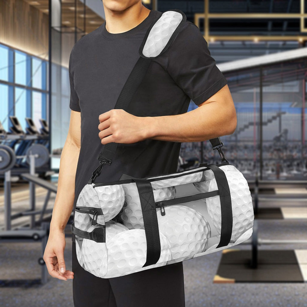 Golf Ball 3D Print Gym Bag