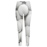 Golf Ball 3D Print High-Waisted Pocket Leggings