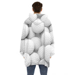 Golf Ball 3D Print Hoodie Blanket