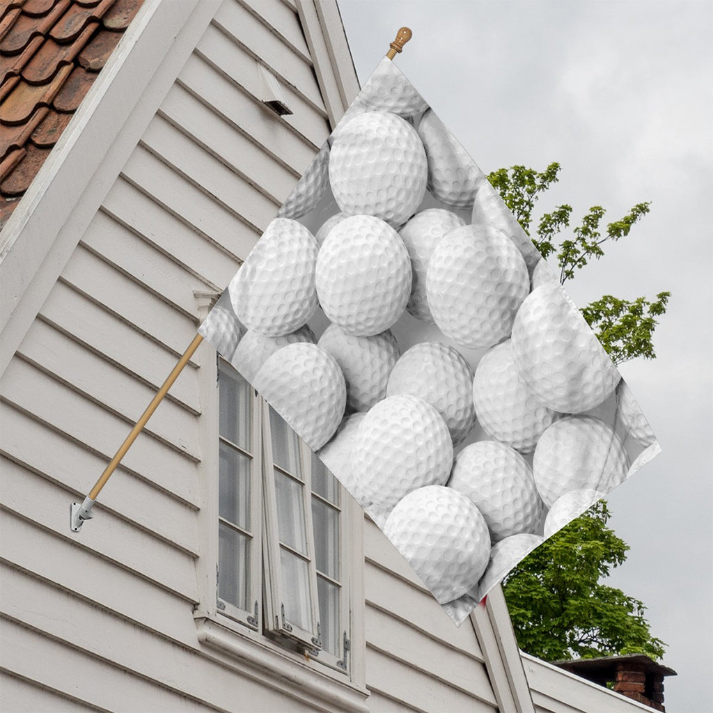 Golf Ball 3D Print House Flag