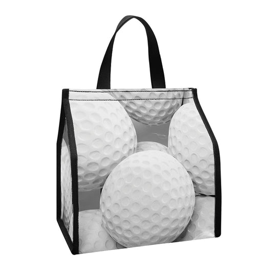Golf Ball 3D Print Insulated Lunch Tote