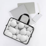 Golf Ball 3D Print Laptop Sleeve With Handle