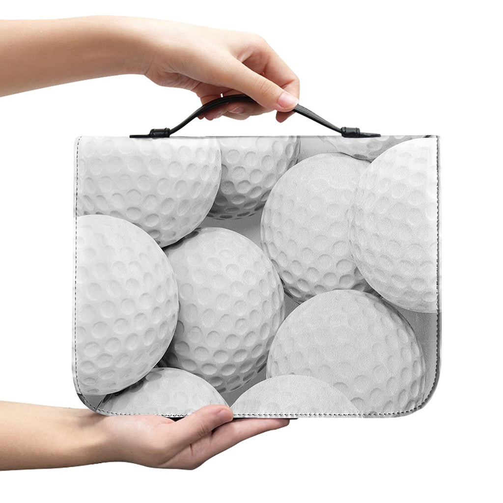 Golf Ball 3D Print Leather Bible Cover