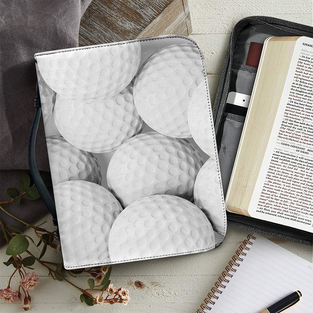 Golf Ball 3D Print Leather Bible Cover