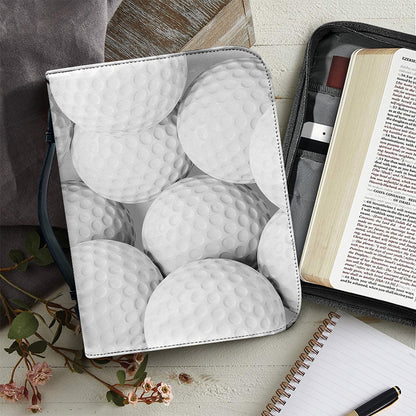 Golf Ball 3D Print Leather Bible Cover