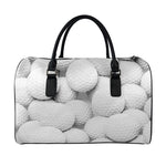 Golf Ball 3D Print Leather Duffle Bag