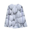 Golf Ball 3D Print Long Sleeve Short Coat