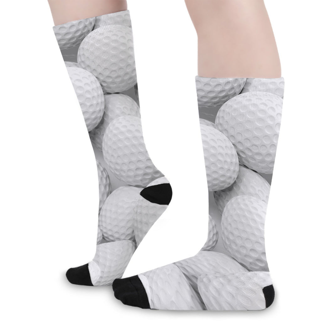 Golf Ball 3D Print Long Socks