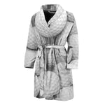 Golf Ball 3D Print Men's Bathrobe